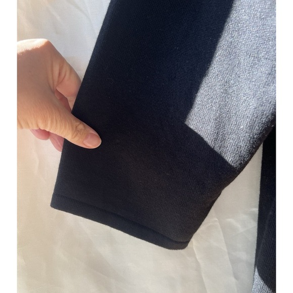 Quacker Factory Black Shirt Women's XL Jeweled Tunic 3/4 Sleeve Top - Picture 5 of 6